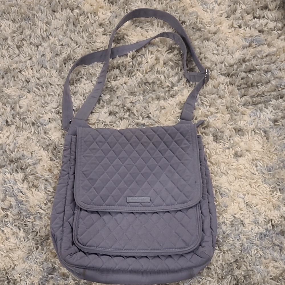 Vera Bradley Mailbag Crossbody Bag - Carbon Gray Purse